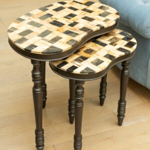 Monarch Inlay Nesting Tables