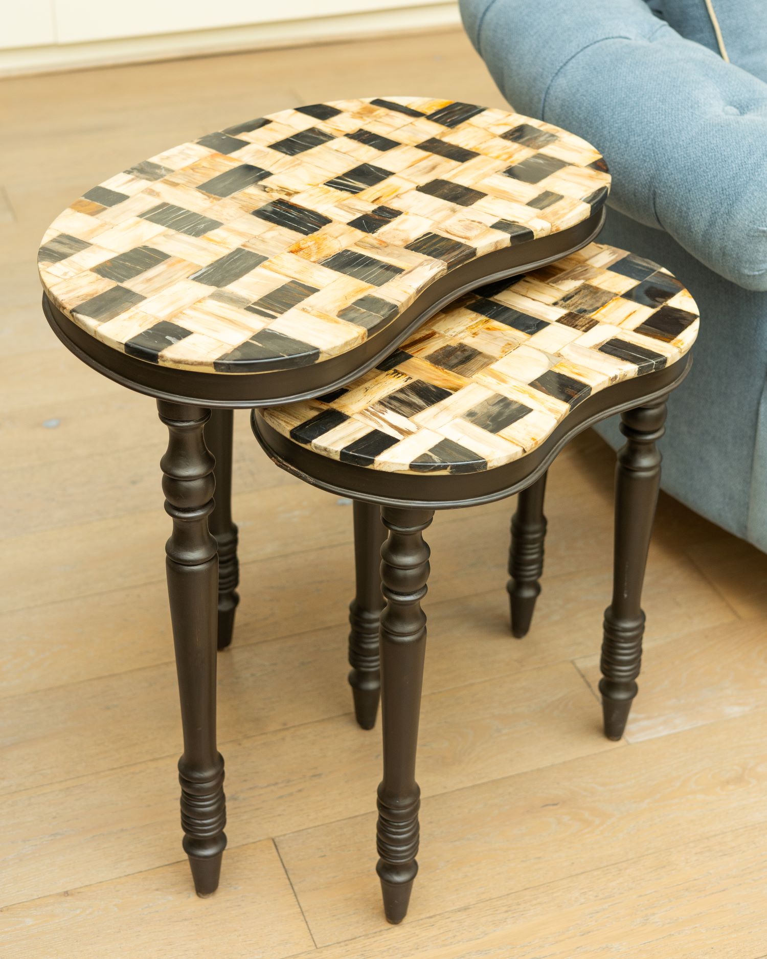 Monarch Inlay Nesting Tables