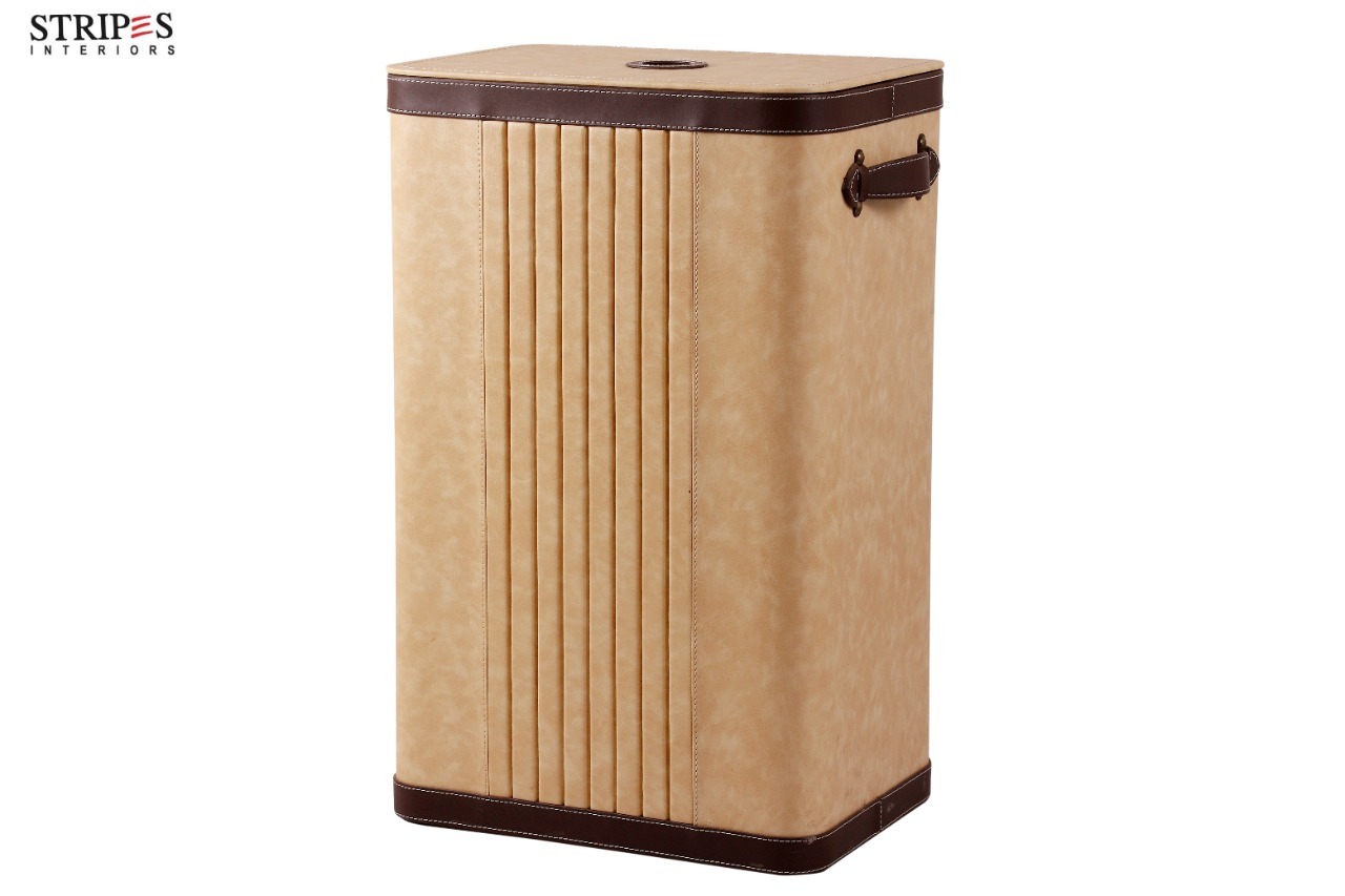 Leather Laundry Basket