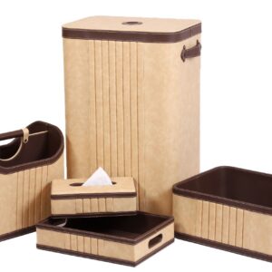 Leather Laundry Set