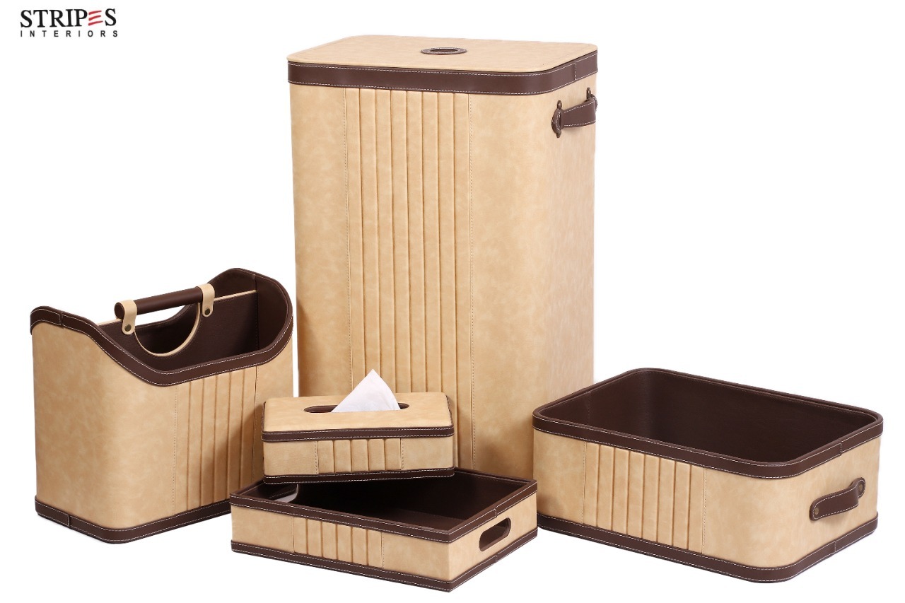 Leather Laundry Set