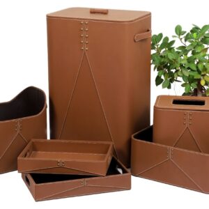 Leather Laundry Set