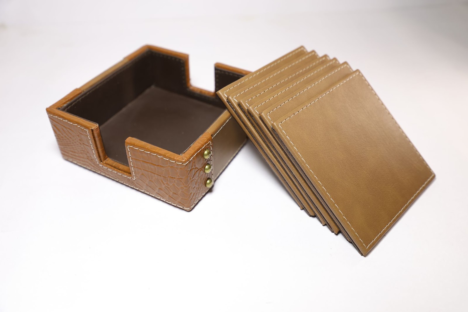 Golden Hour Glass Coaster(6 pcs)