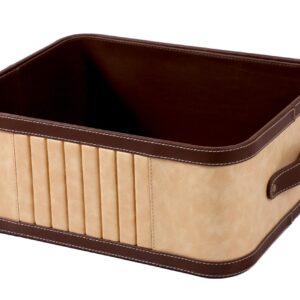 Leather Storage Basket