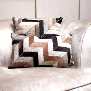 Herringbone Hairon Cushion Set