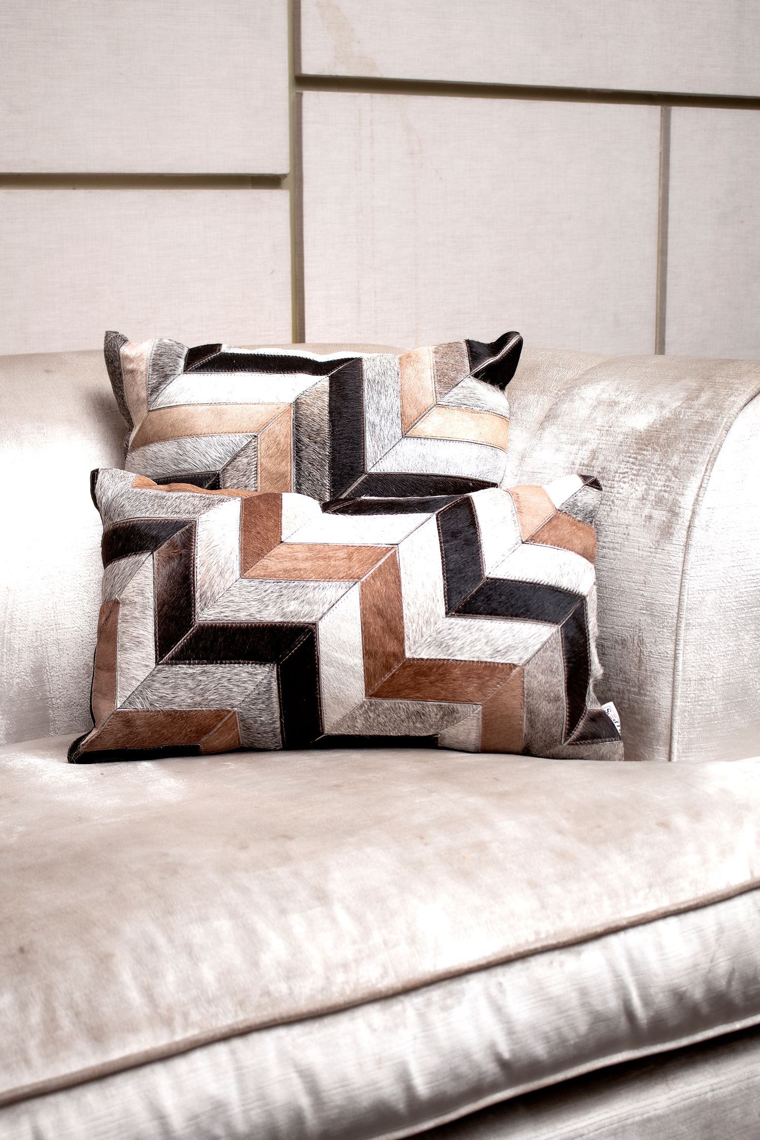 Herringbone Hairon Cushion Set
