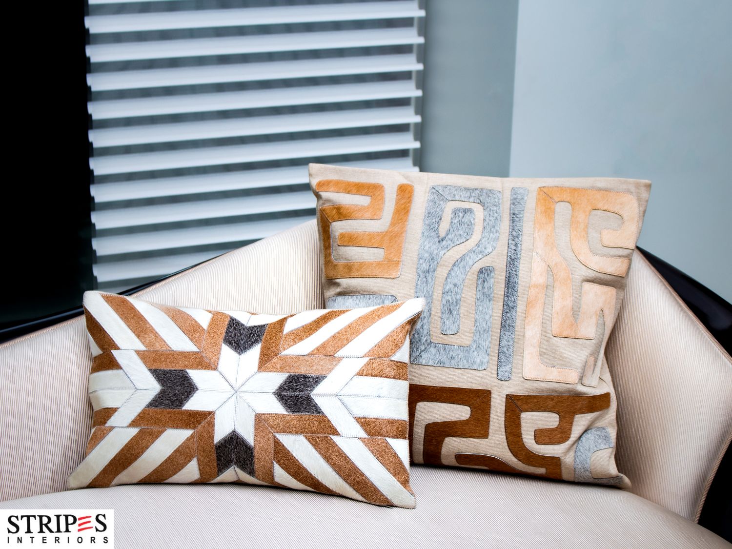 Sahara Geo Hairon Cushion Set