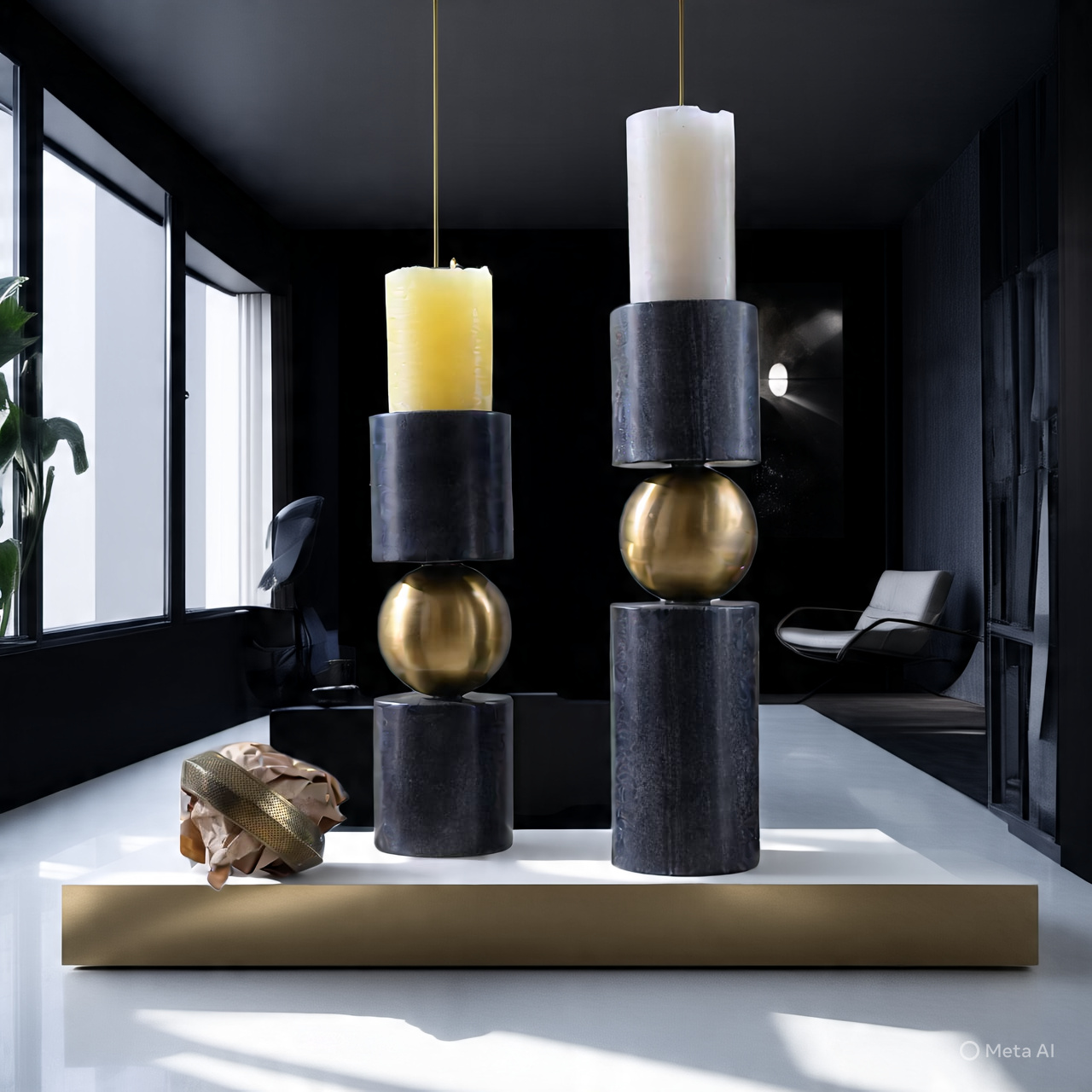 Black Candle Stands