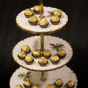 Marble 3 Tier Platter