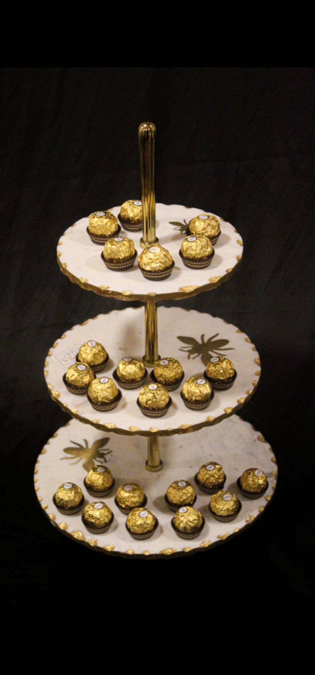 Marble 3 Tier Platter